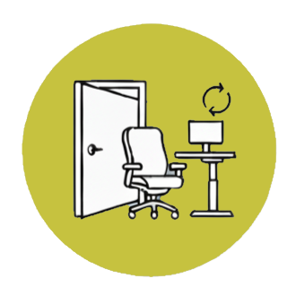 ShowroomLivraisonAménagement Ergonomie - MobilierDeBureauErgo.fr-Nicolas SIMON Alençon - Le Mans - Caen